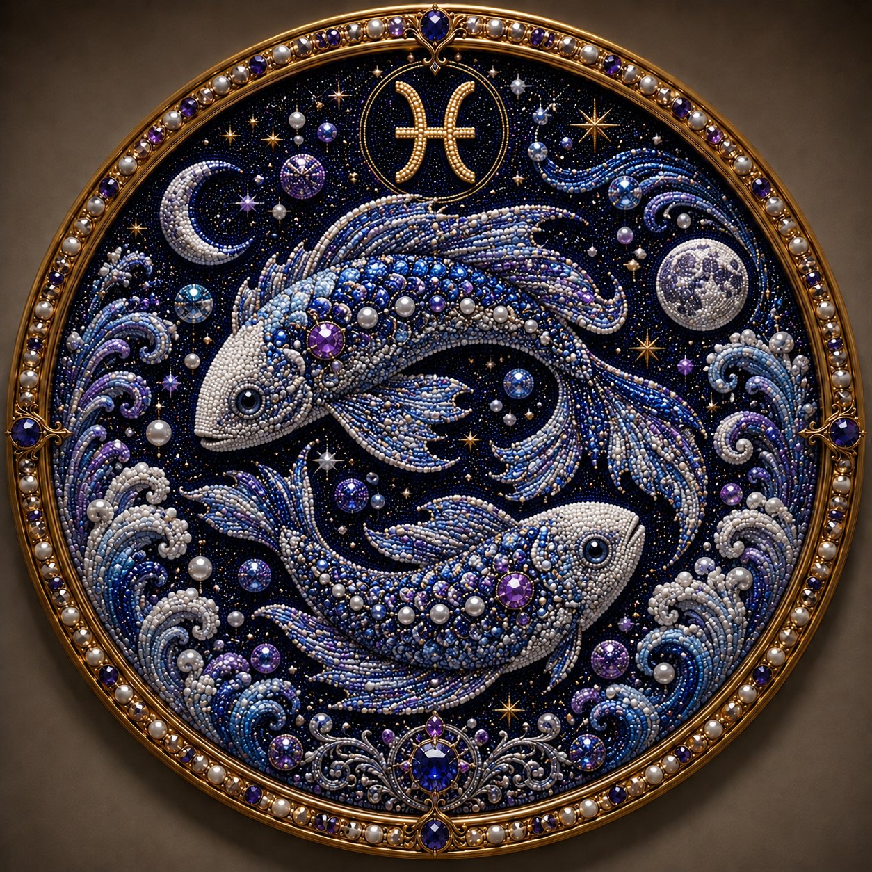 12 Zodiac Signs Pearl Art Kit | DIY Handmade Beaded Window Hanging