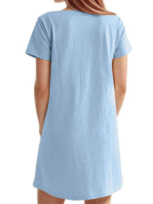 Women's Solid Square Neck Pocket Mini Dress (Buy 2 Free Shipping)