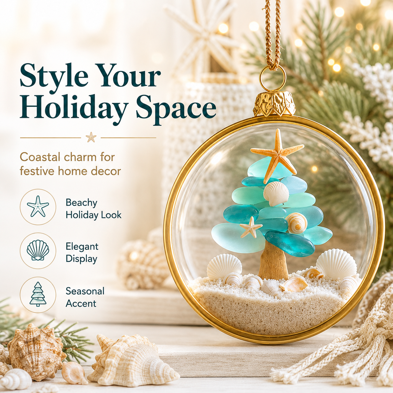 🌲Christmas Gifts--Coastal Christmas Tree Ornament
