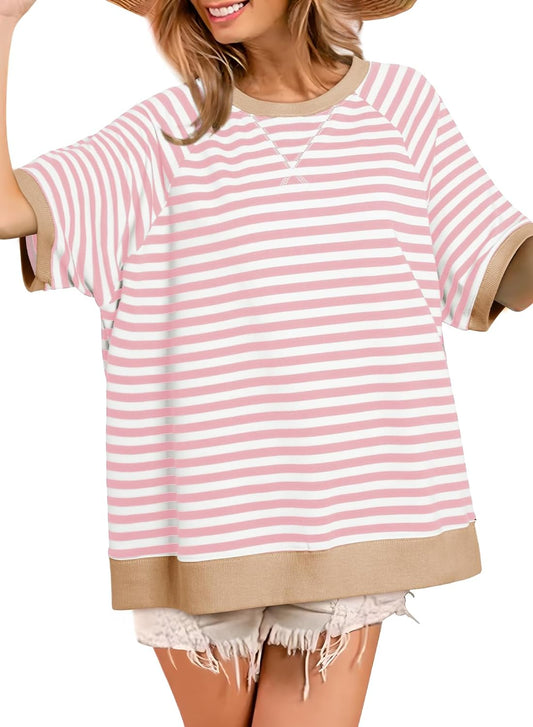 Women's Oversized Striped T Shirts (Buy 2 Free Shipping)