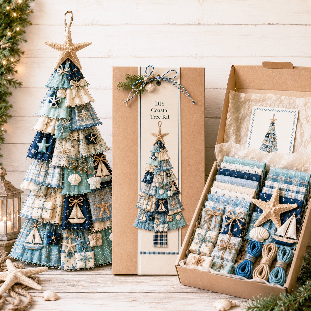 ❤️Beginner-Friendly🎄 DIY Oversized Patchwork Christmas Tree Door Hanging Kit