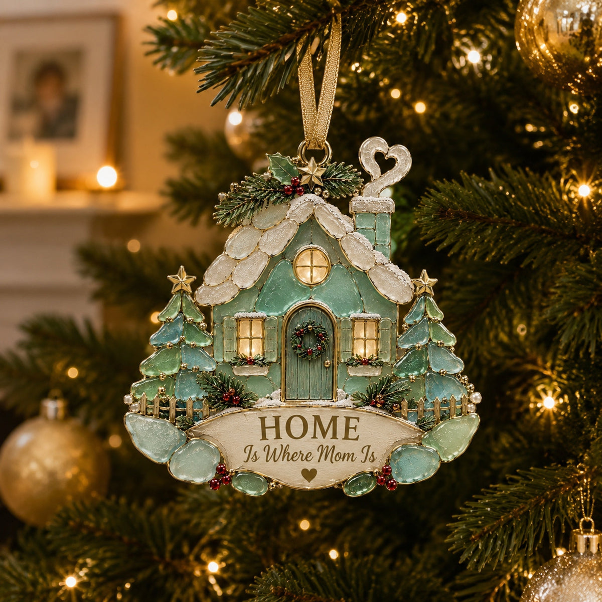 π Sea Glass Family Ornament Collection