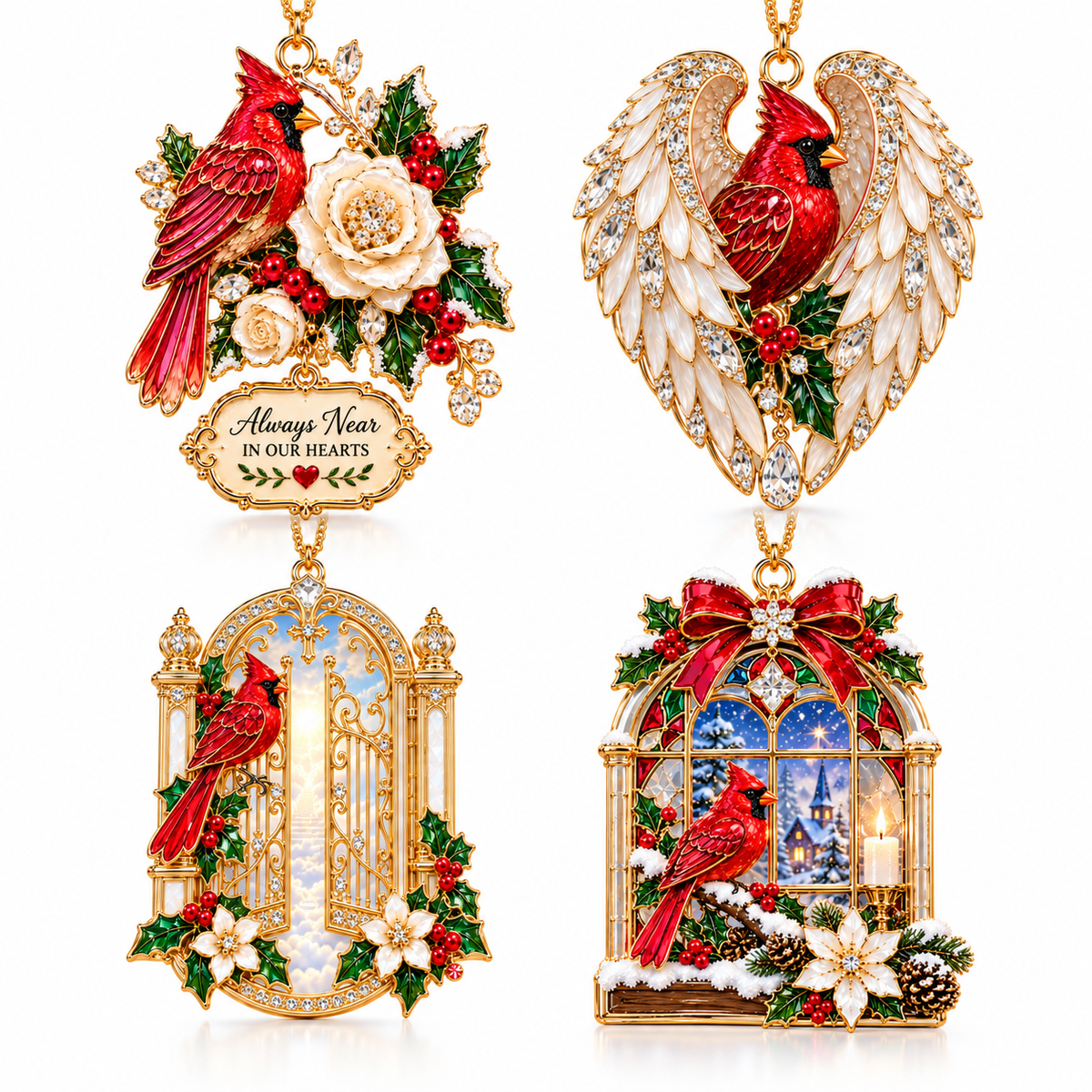 π
2026 Christmas Gift 50% Off--Cardinal Christmas Ornament β Red Bird Holiday Keepsake, Meaningful Memorial Gift for Family & Loved Ones