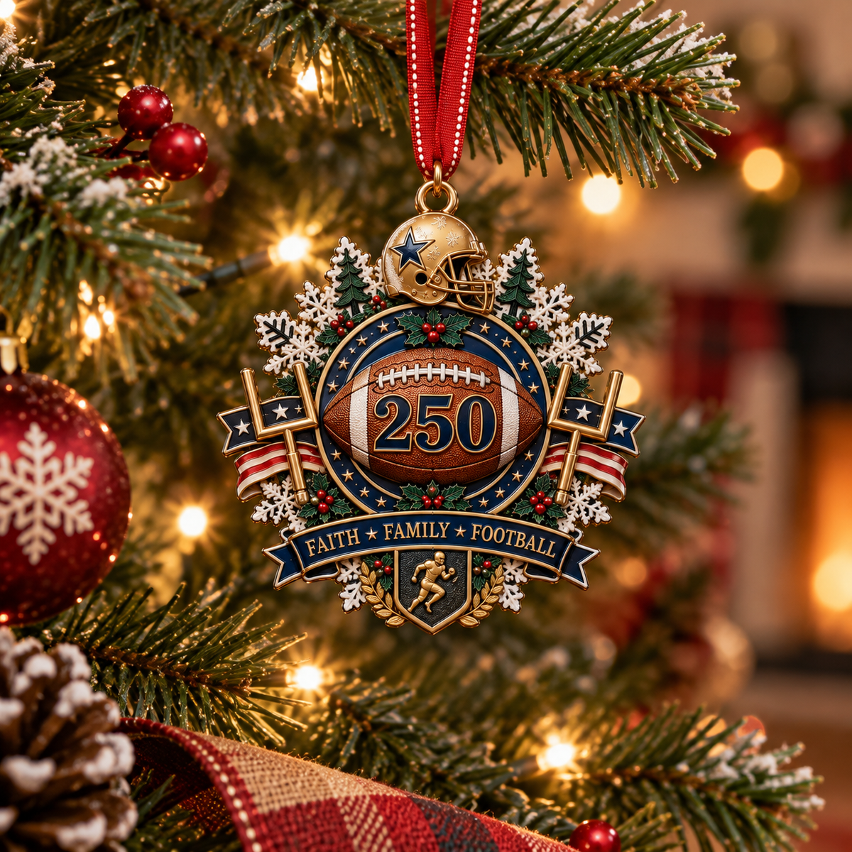 π 250th Anniversary Sports Heritage Christmas Ornaments β Keepsake Gifts for Sports Fans π