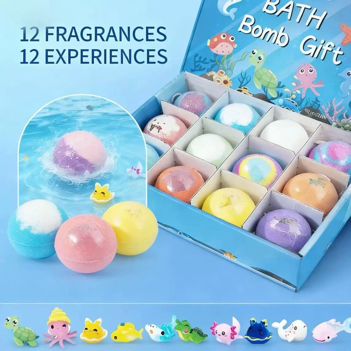 🔥LAST DAY 49% OFF🔥🐰🛁Bath Bombs for Kids with Surprise Inside🥚✨