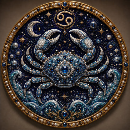 12 Zodiac Signs Pearl Art Kit | DIY Handmade Beaded Window Hanging