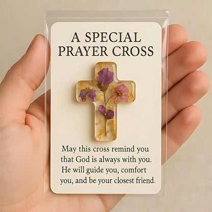 Angel & Cross Pray Ornament (With Card): Tender Devotion for Quiet Moments