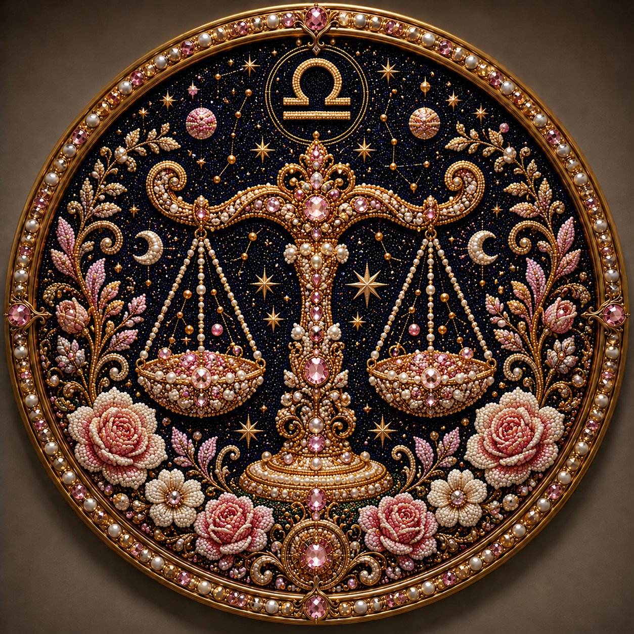12 Zodiac Signs Pearl Art Kit | DIY Handmade Beaded Window Hanging