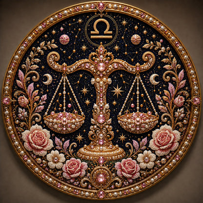 12 Zodiac Signs Pearl Art Kit | DIY Handmade Beaded Window Hanging