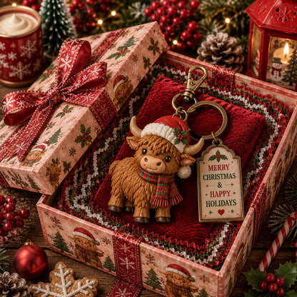 🎄 2026 Christmas Character Keychain Gift Box