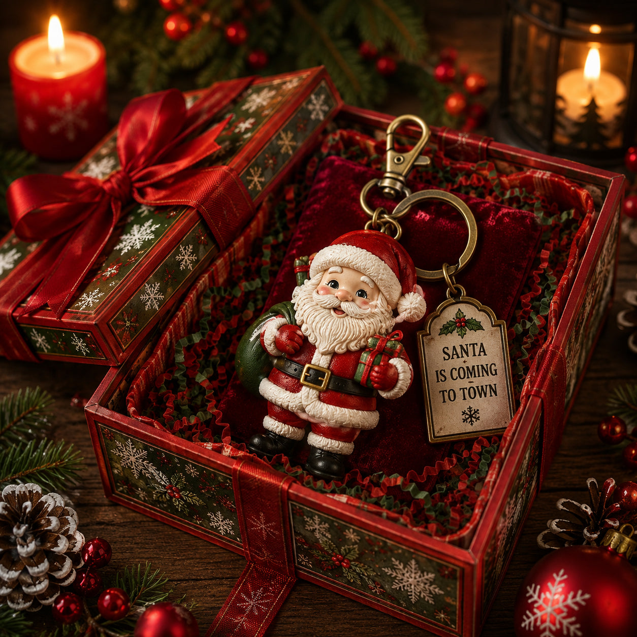 🎄 2026 Christmas Character Keychain Gift Box