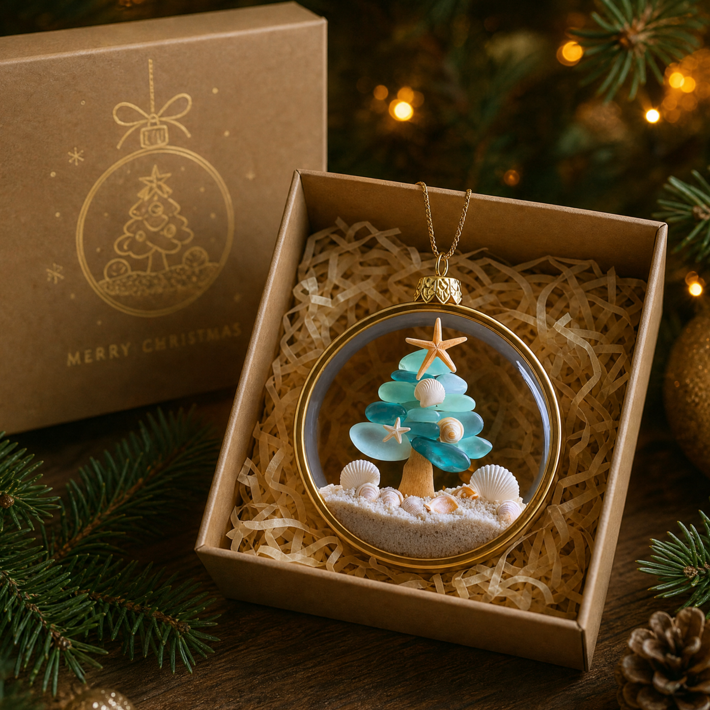 🌲Christmas Gifts--Coastal Christmas Tree Ornament