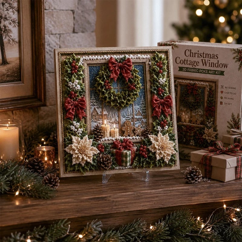 🎁 🎁 3D-kerststof-poke-art-set🎄 Buy 2 & Get Free Shipping 🎁
