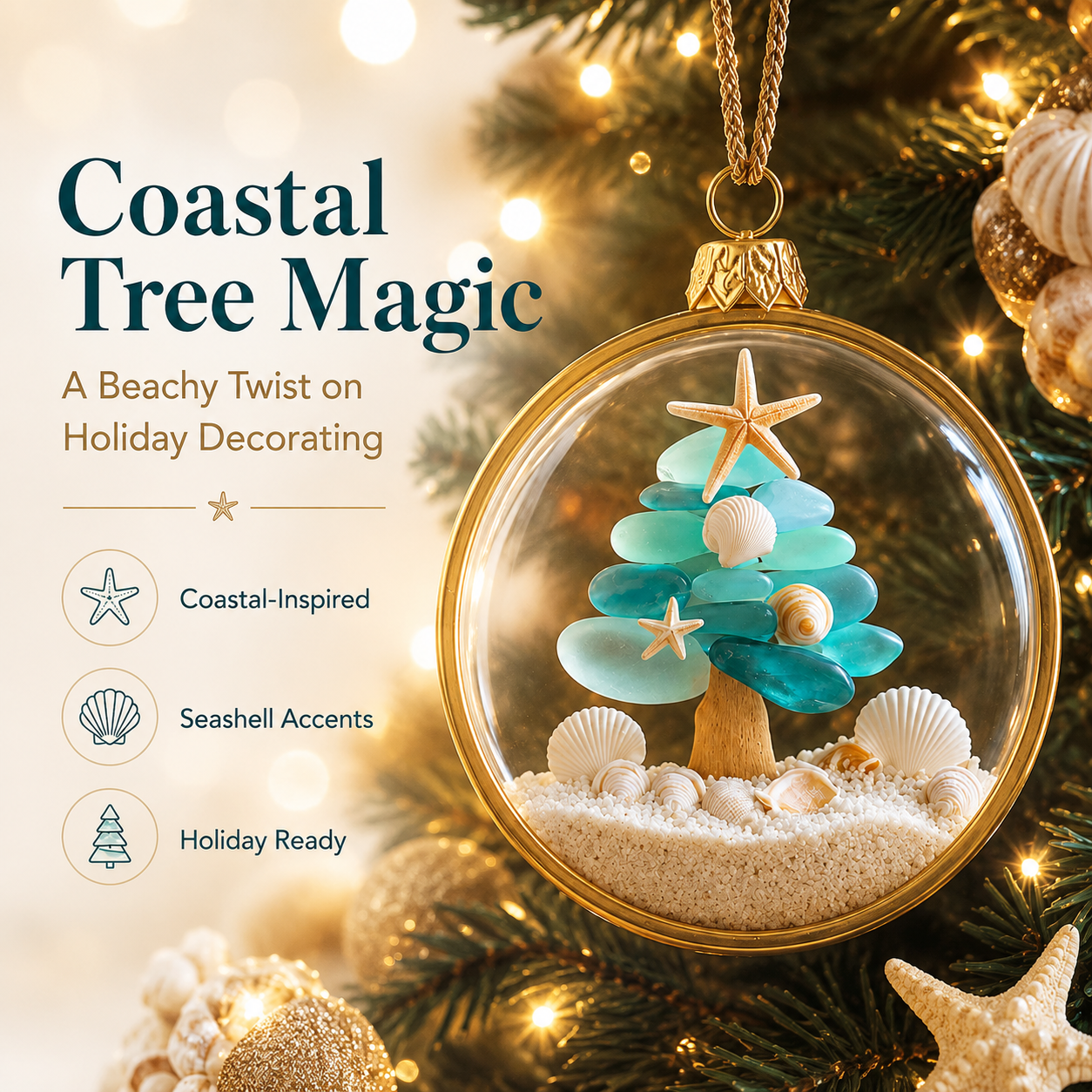 🌲Christmas Gifts--Coastal Christmas Tree Ornament