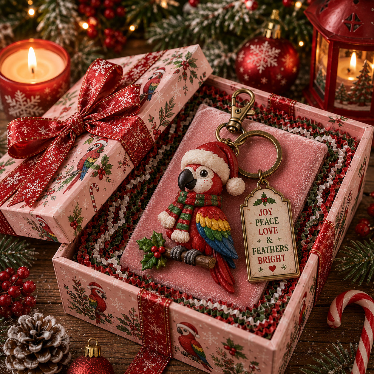 🎄 2026 Christmas Character Keychain Gift Box