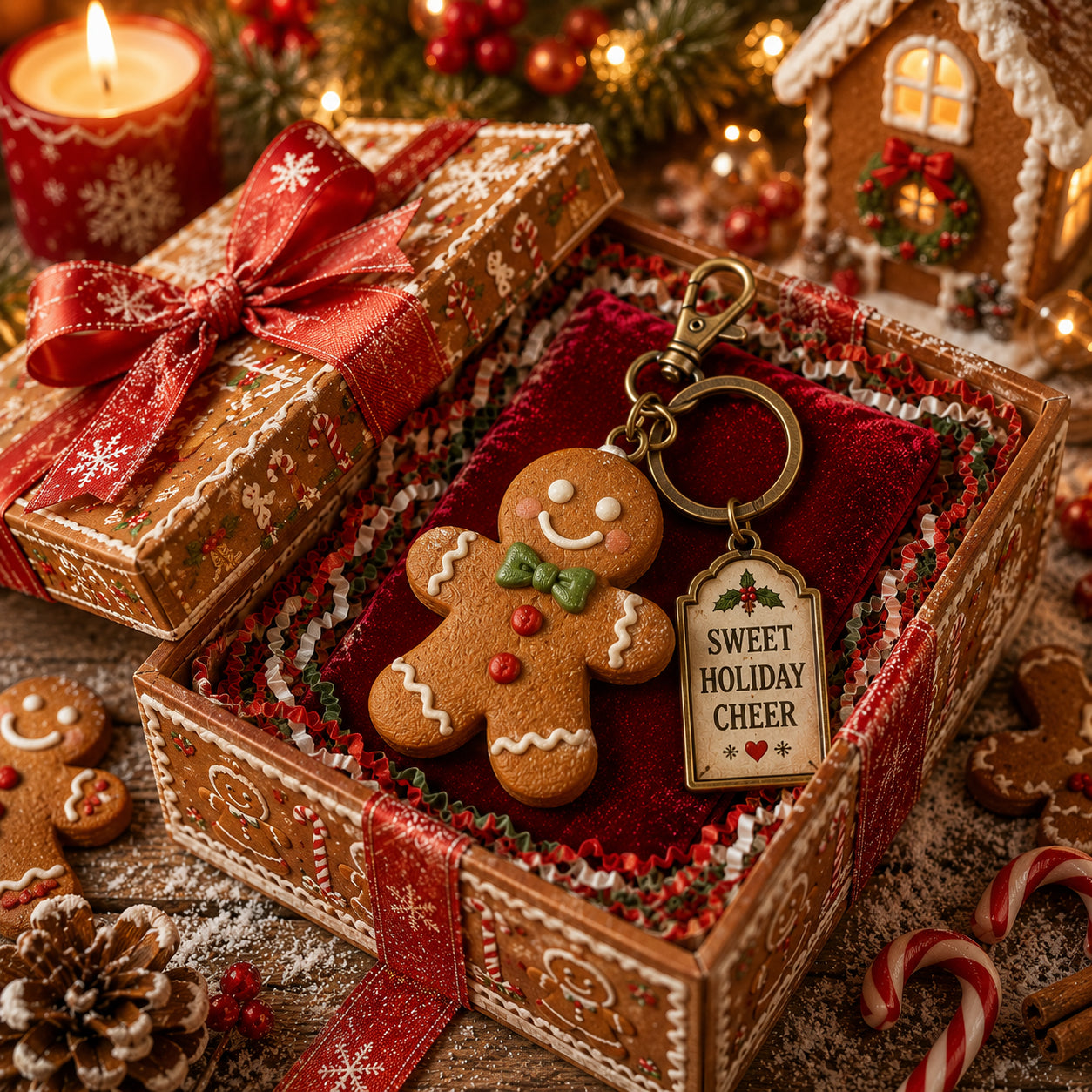 🎄 2026 Christmas Character Keychain Gift Box