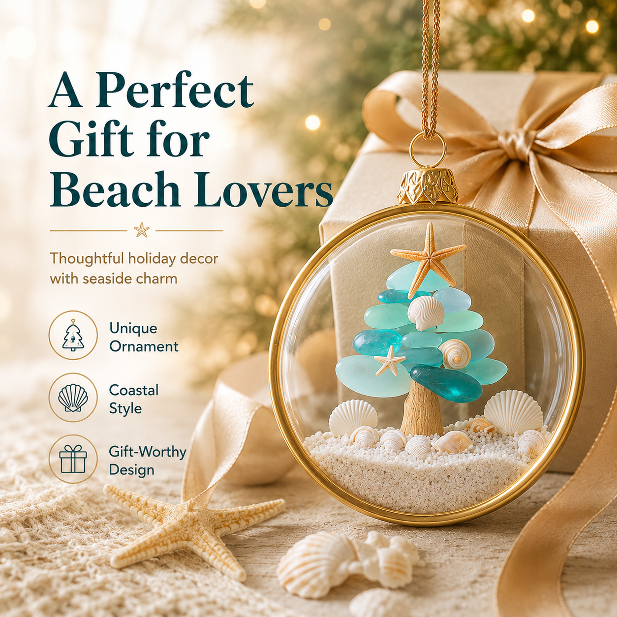 🌲Christmas Gifts--Coastal Christmas Tree Ornament