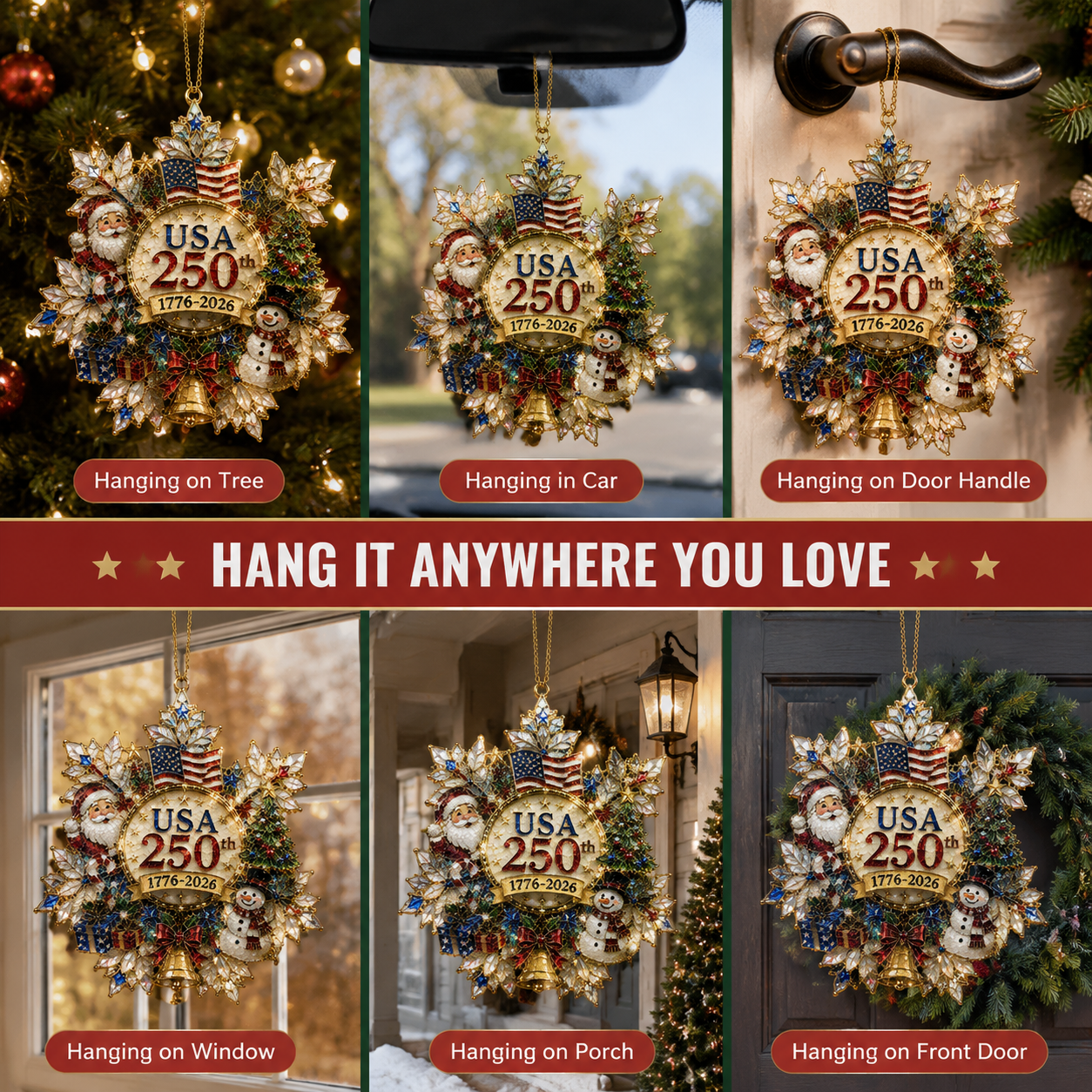 🔥Last 30pcs🔥✨ Limited anniversary edition✨⏰49% OFF!🔥Snowflake Christmas tree ornament