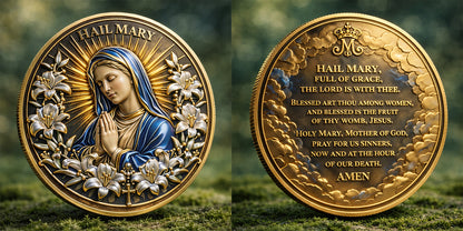 Blessed Virgin Mary Challenge Coin