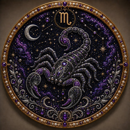 12 Zodiac Signs Pearl Art Kit | DIY Handmade Beaded Window Hanging