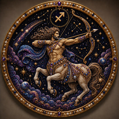 12 Zodiac Signs Pearl Art Kit | DIY Handmade Beaded Window Hanging