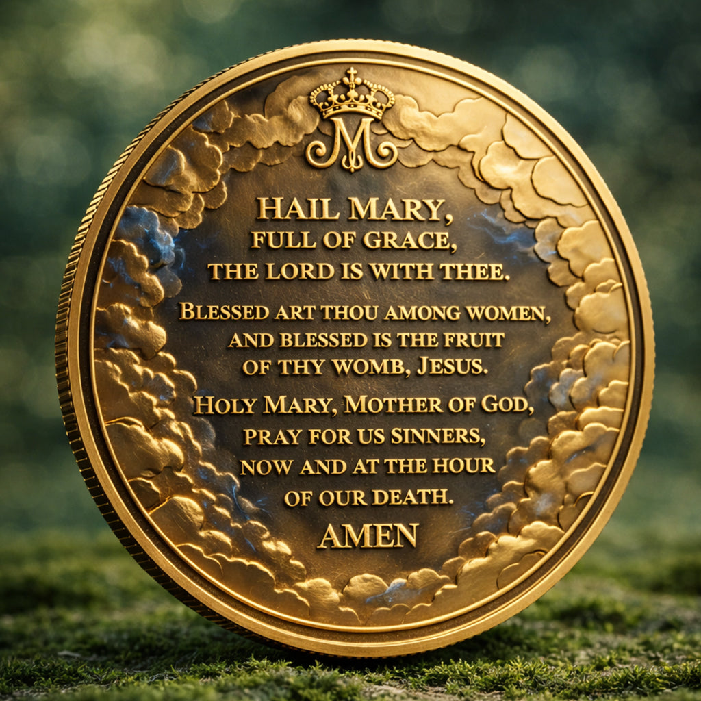 Blessed Virgin Mary Challenge Coin