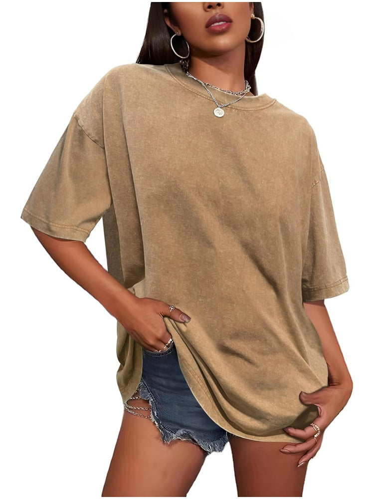 Women's Vintage Acid Washed T-shirt (Buy 2 Free Shipping)