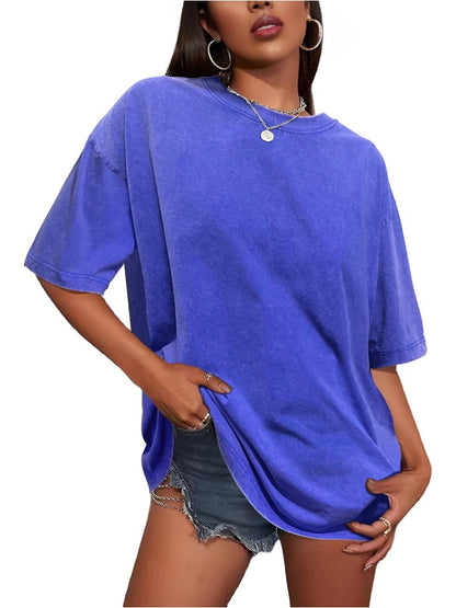 Women's Vintage Acid Washed T-shirt (Buy 2 Free Shipping)