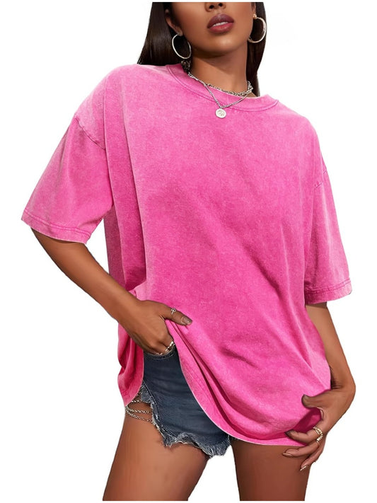 Women's Vintage Acid Washed T-shirt (Buy 2 Free Shipping)