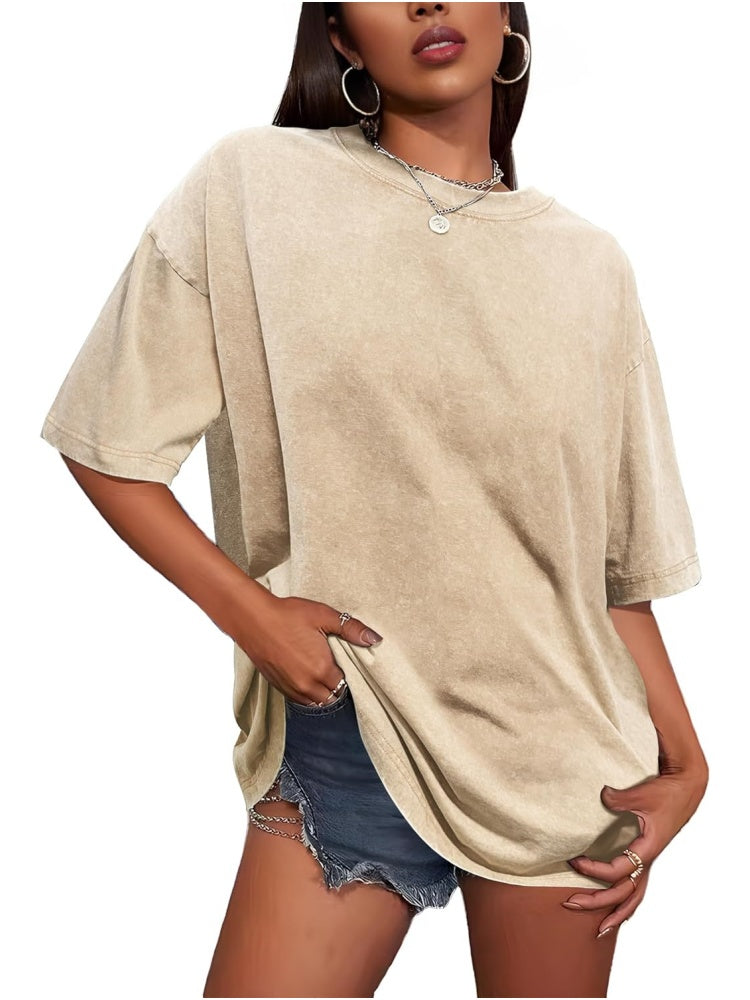 Women's Vintage Acid Washed T-shirt (Buy 2 Free Shipping)