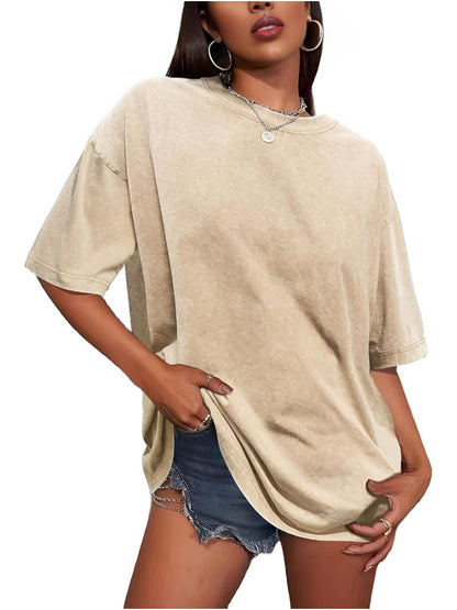 Women's Vintage Acid Washed T-shirt (Buy 2 Free Shipping)