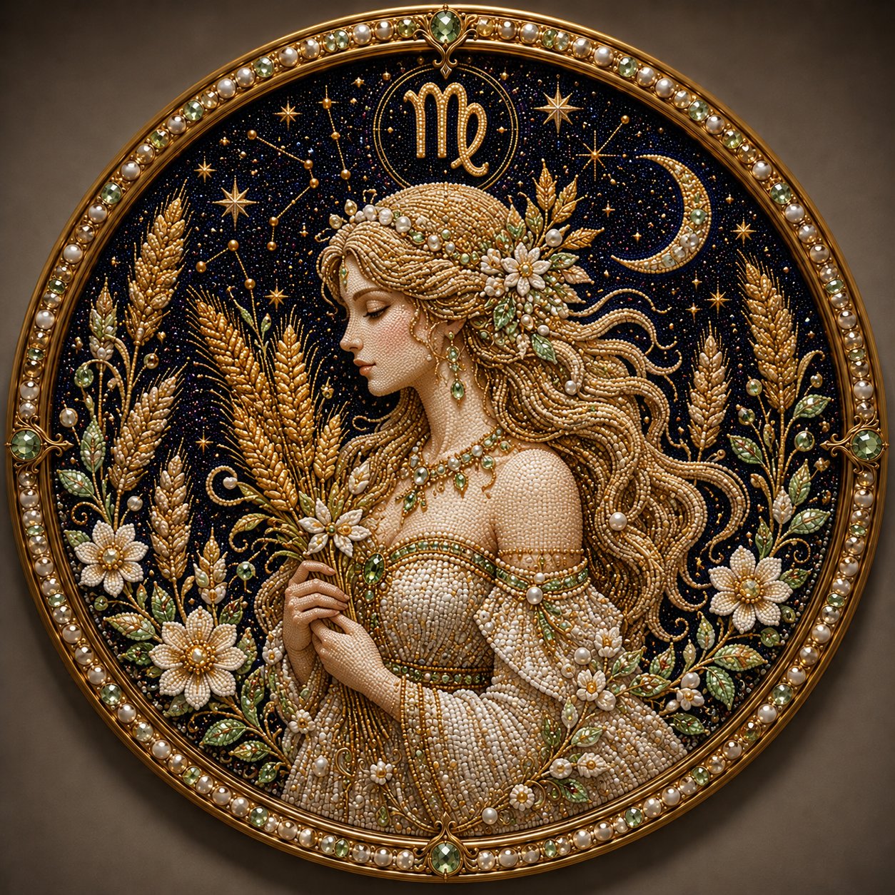 12 Zodiac Signs Pearl Art Kit | DIY Handmade Beaded Window Hanging