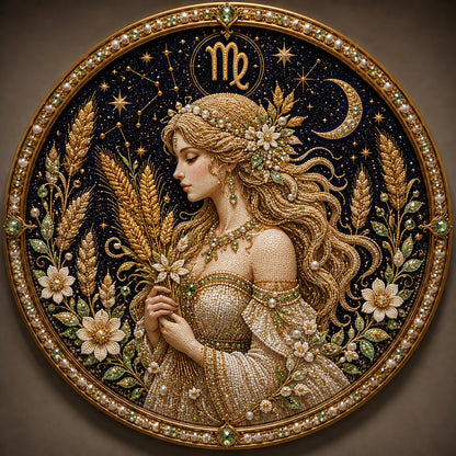 12 Zodiac Signs Pearl Art Kit | DIY Handmade Beaded Window Hanging