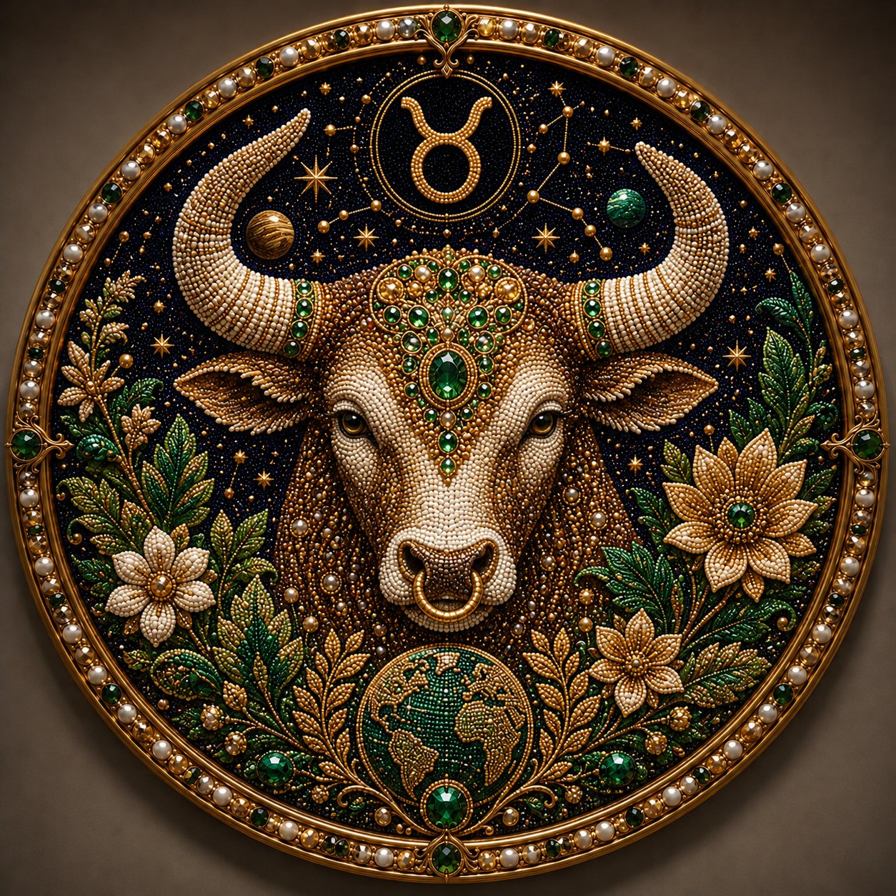 12 Zodiac Signs Pearl Art Kit | DIY Handmade Beaded Window Hanging