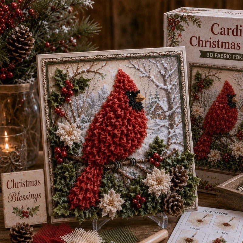 🎁 🎁 3D-kerststof-poke-art-set🎄 Buy 2 & Get Free Shipping 🎁