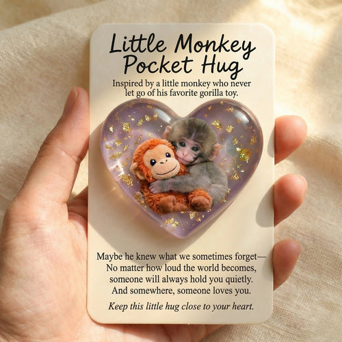 🔥Last Day 49% Off🔥Little Monkey Pocket Hug – A Tiny Symbol of Comfort