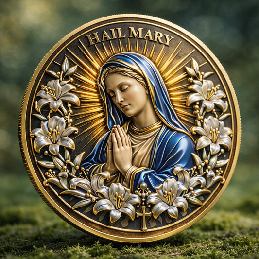 Blessed Virgin Mary Challenge Coin