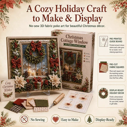 🎁 🎁 3D-kerststof-poke-art-set🎄 Buy 2 & Get Free Shipping 🎁