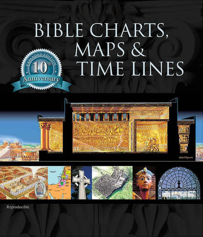 🔥Last Day 70% off🔥10th Anniversary Edition Bible Charts, Maps and Time Lines（Spiral-bound hardcover）