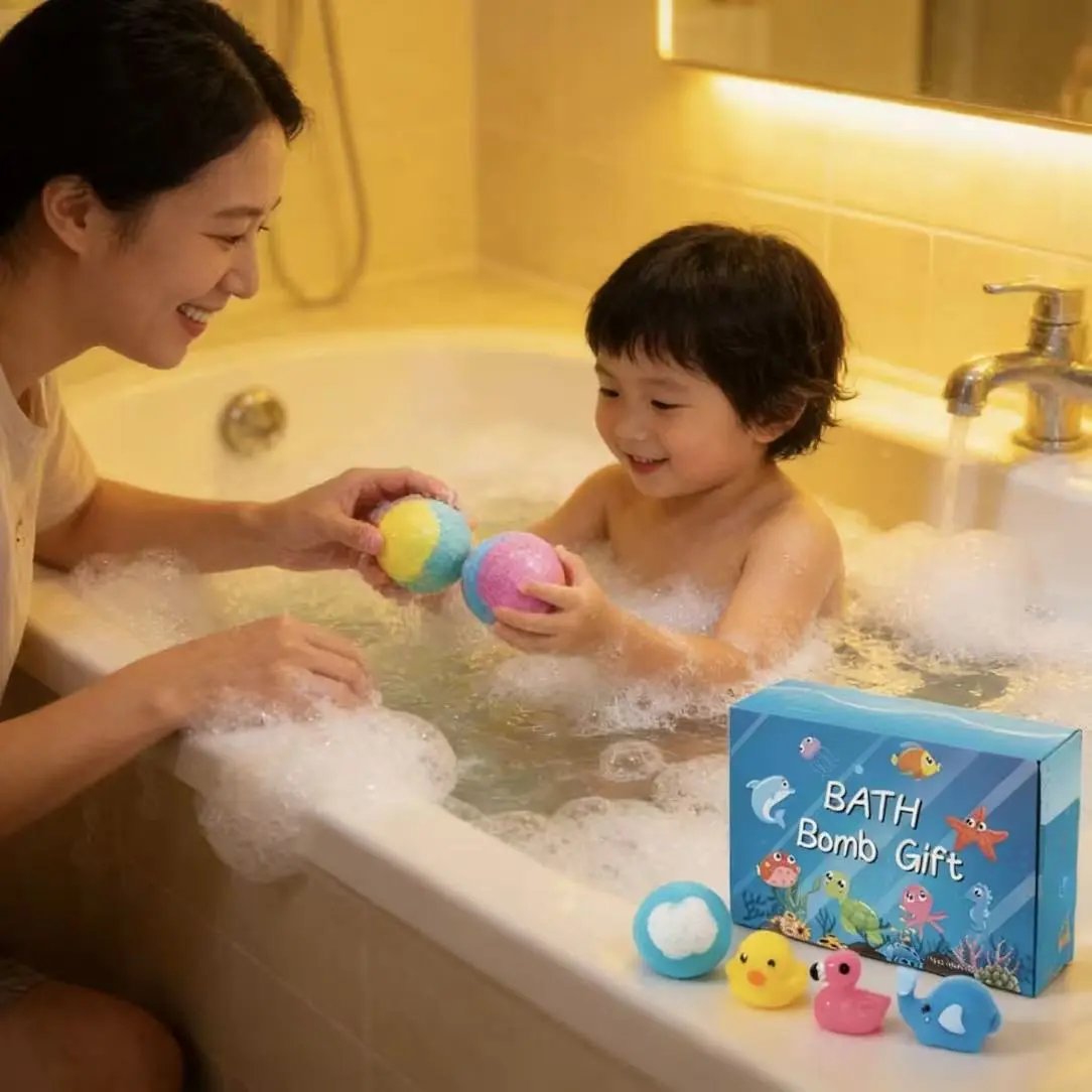 🔥LAST DAY 49% OFF🔥🐰🛁Bath Bombs for Kids with Surprise Inside🥚✨