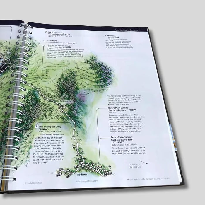 🔥Last Day 70% off🔥10th Anniversary Edition Bible Charts, Maps and Time Lines（Spiral-bound hardcover）