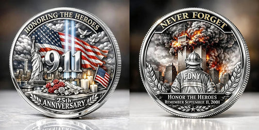 9/11 Never Forget – 25th Anniversary Commemorative Coin