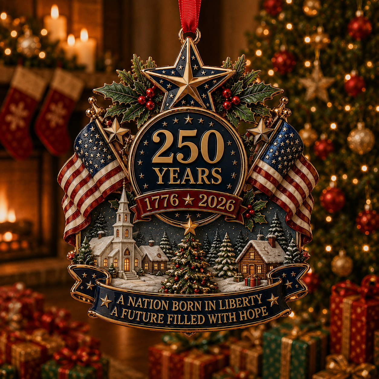 🎄 250th Anniversary Christmas Ornament Collection