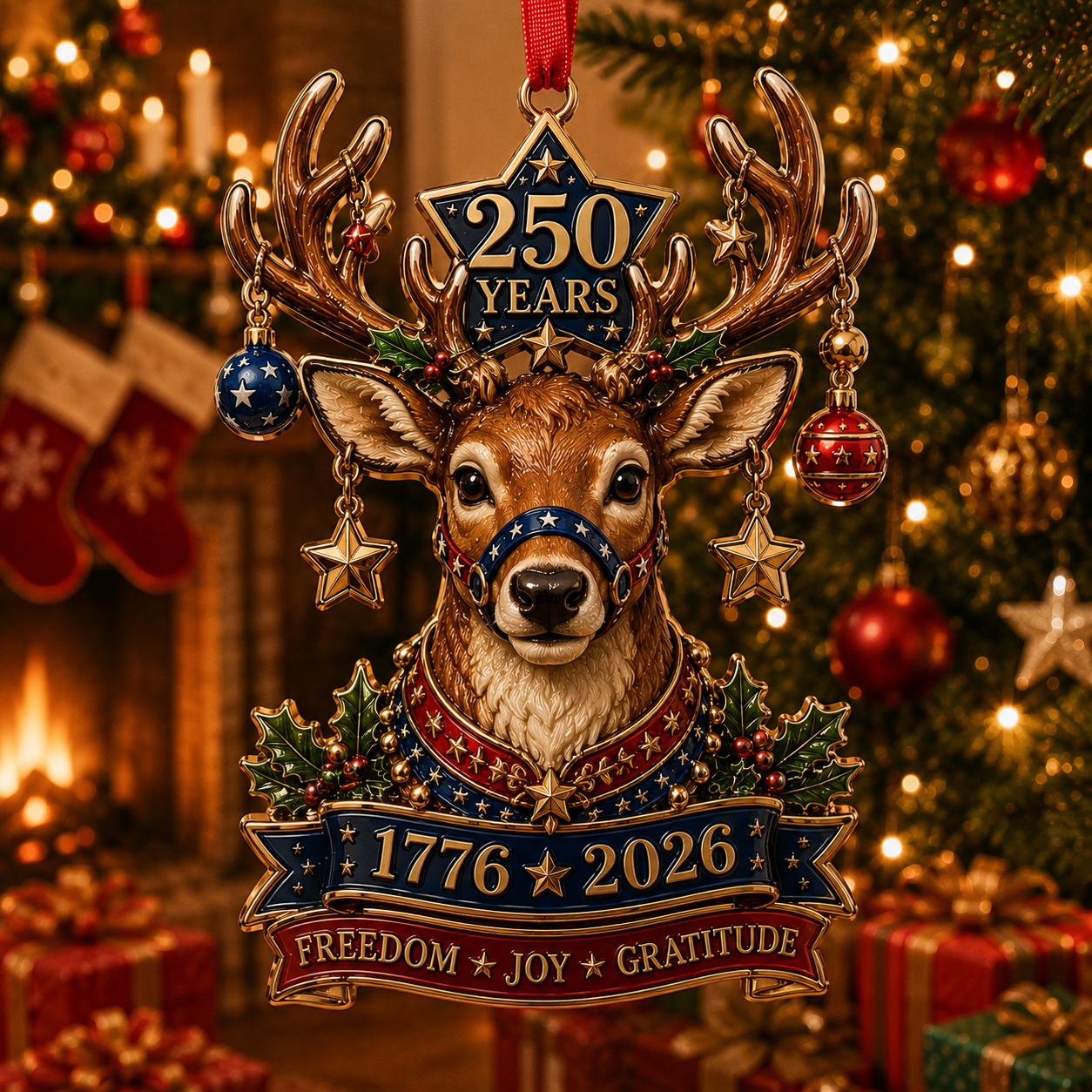 🎄 250th Anniversary Christmas Ornament Collection