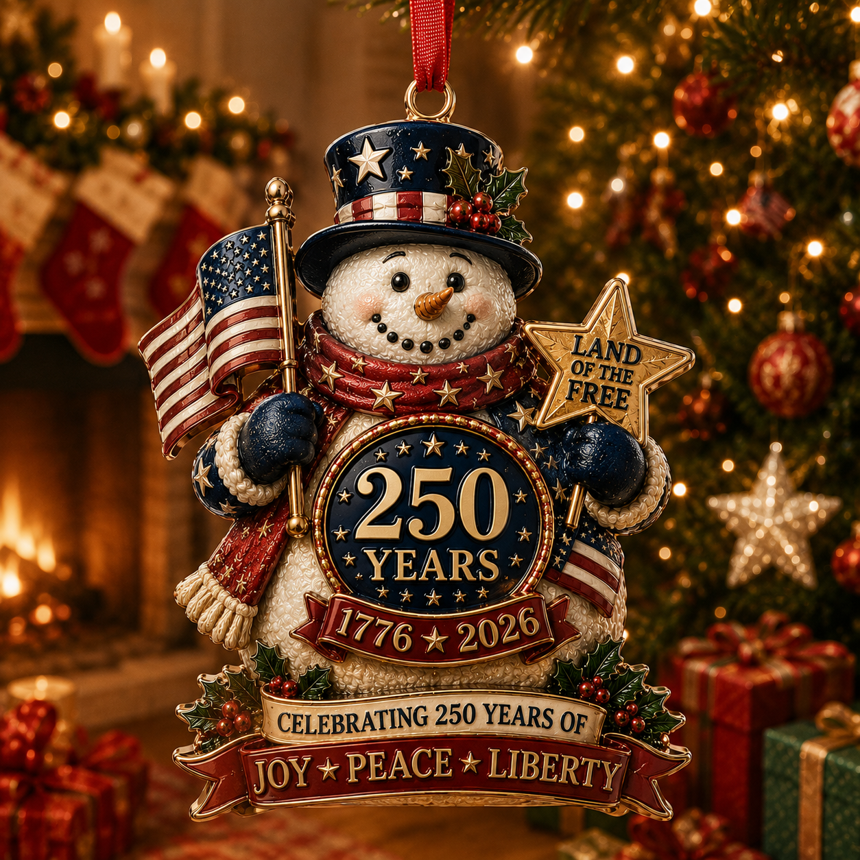 🎄 250th Anniversary Christmas Ornament Collection
