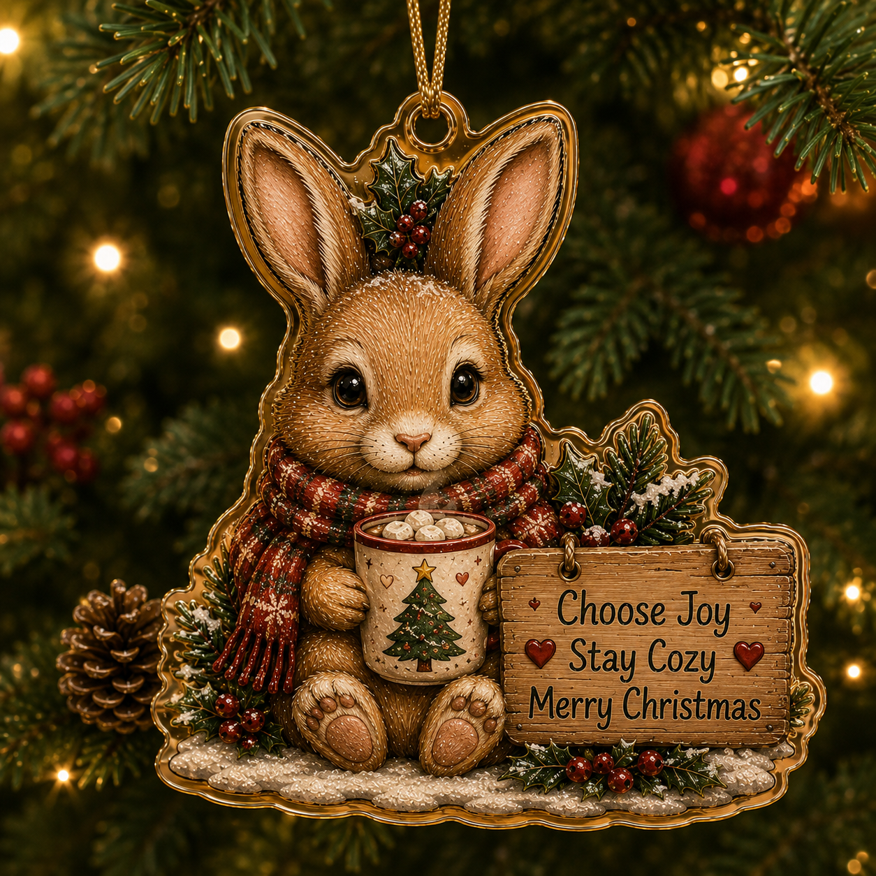 🎁 Buy 4 Get 20% OFF | Free Shipping🔥 -🎄 Woodland Christmas Animal Ornaments