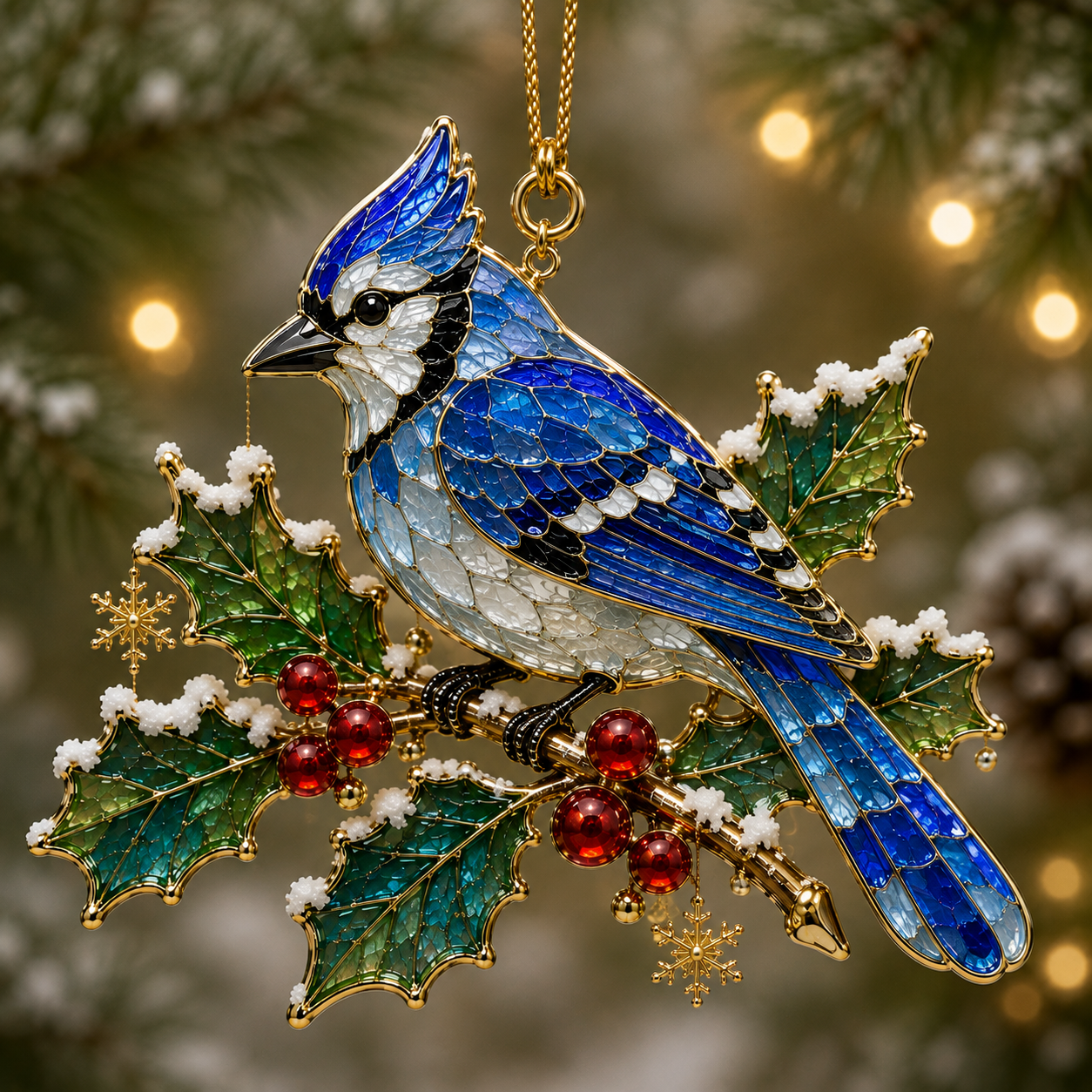 ⏳ Last Day 50% OFF – 🐦 Winter Birds Memorial Christmas Ornaments