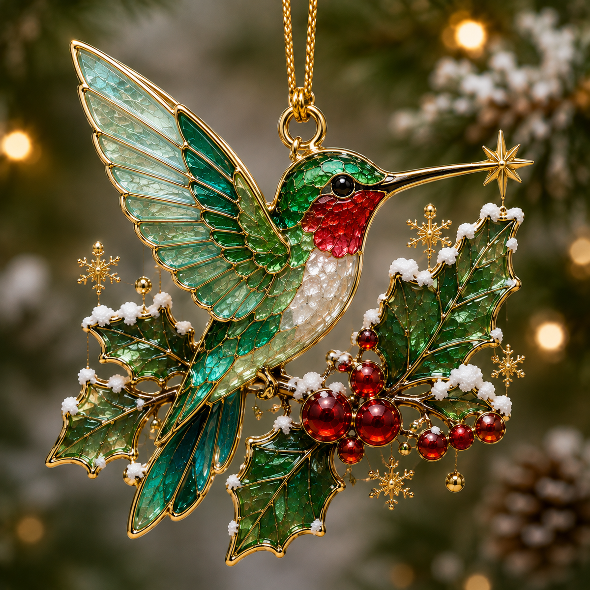 ⏳ Last Day 50% OFF – 🐦 Winter Birds Memorial Christmas Ornaments