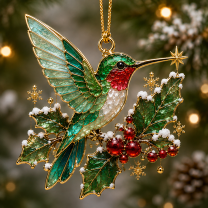⏳ Last Day 50% OFF – 🐦 Winter Birds Memorial Christmas Ornaments