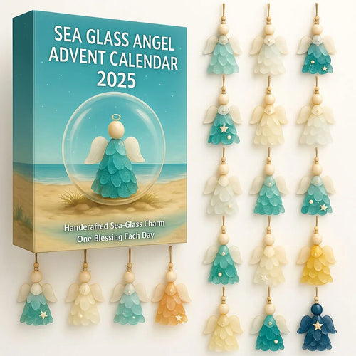 🌊Sea Glass Angel Advent Calendar 2025 – 24 Blessings to Brighten Your Season